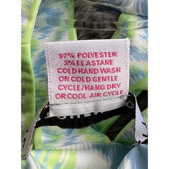 Gretchen Scott Women Isosceles Dress Kitt Ikat Periwinkle Summer Blue Lime Small - Picture 9 of 11